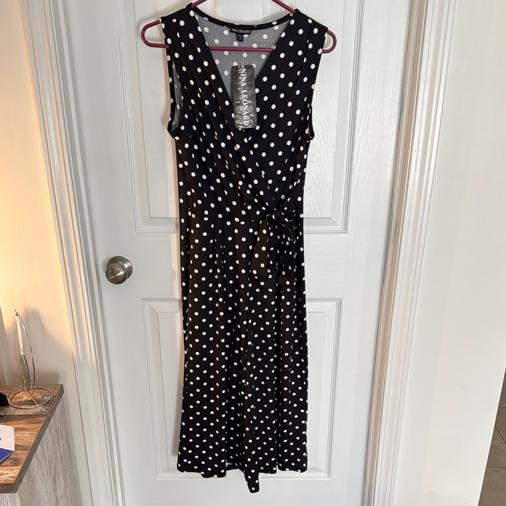 Black and White Polka Dot Dress